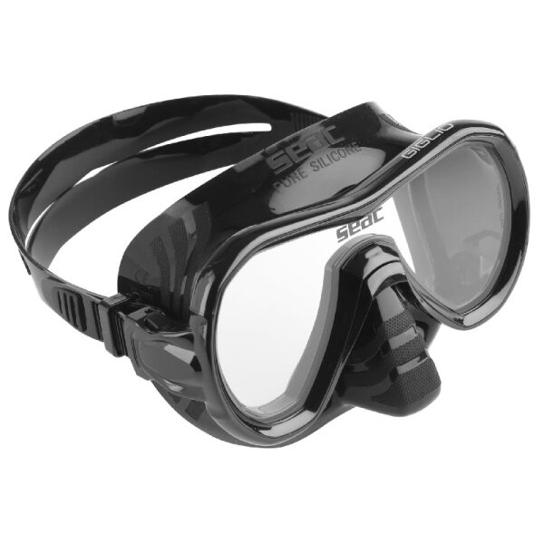 Seac Maschera Giglio Black Adulto - Promarine